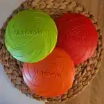 Jouet en silicone type "frisbee"