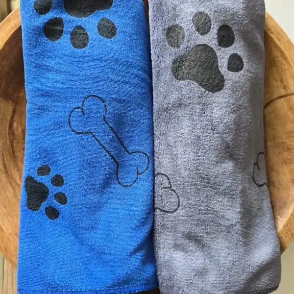 Serviette de bain pour animal de compagnie