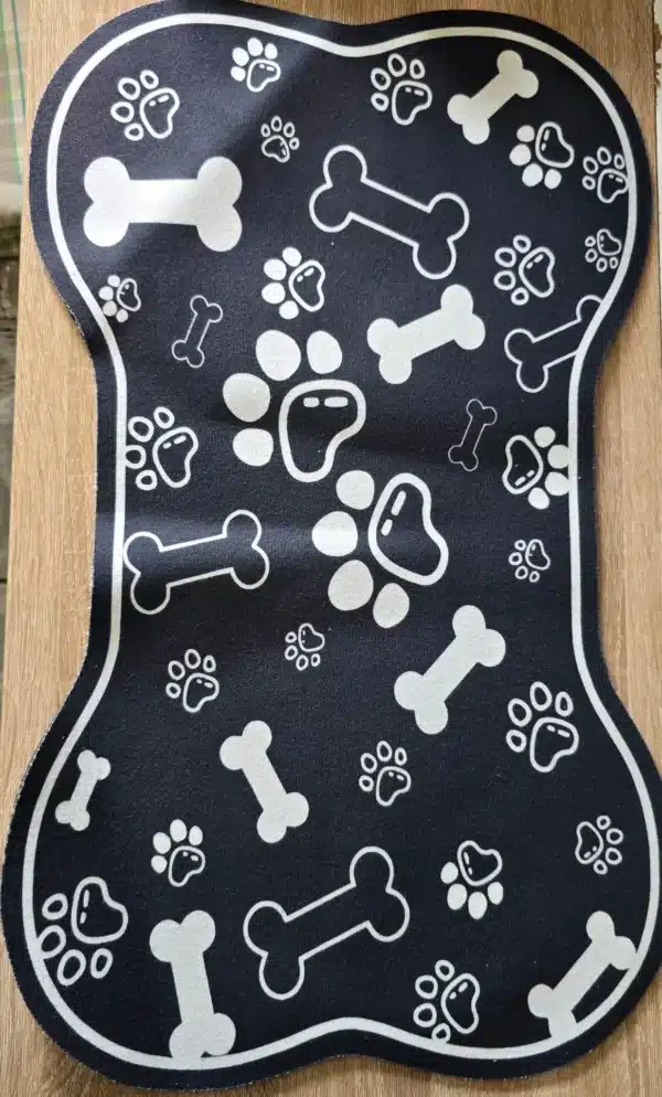 Tapis absorbant antidérapant coloris noir