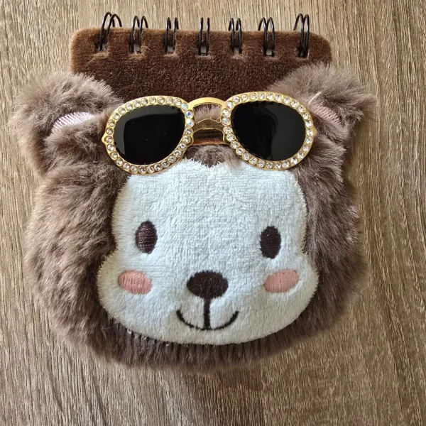 Clips en forme de lunettes avec strass pour chien