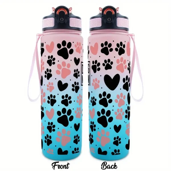 Gourde de Sport. Coloris rose