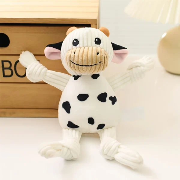 peluche avec noeuds. Vache