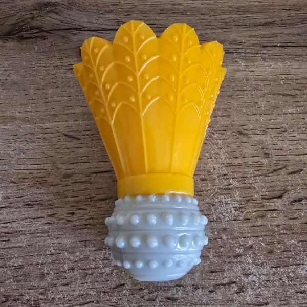 Jouet à mâcher pour chien en forme de volant de badminton