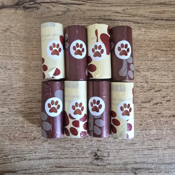 Sacs à déjections canines parfumés chocolat au lait